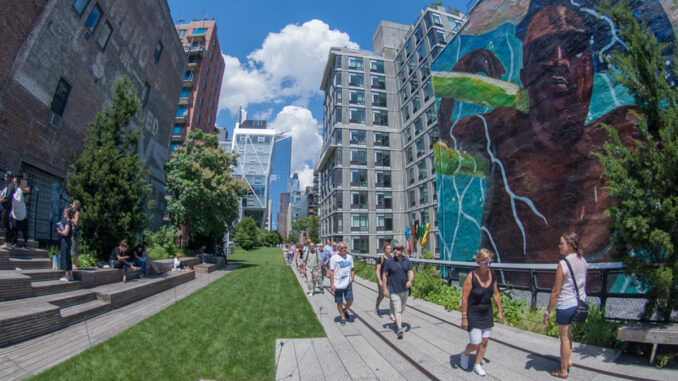 The High Line, Lower West Side, Manhattan, New York, US